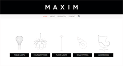 Desktop Screenshot of maximdecor.net