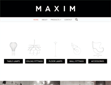 Tablet Screenshot of maximdecor.net